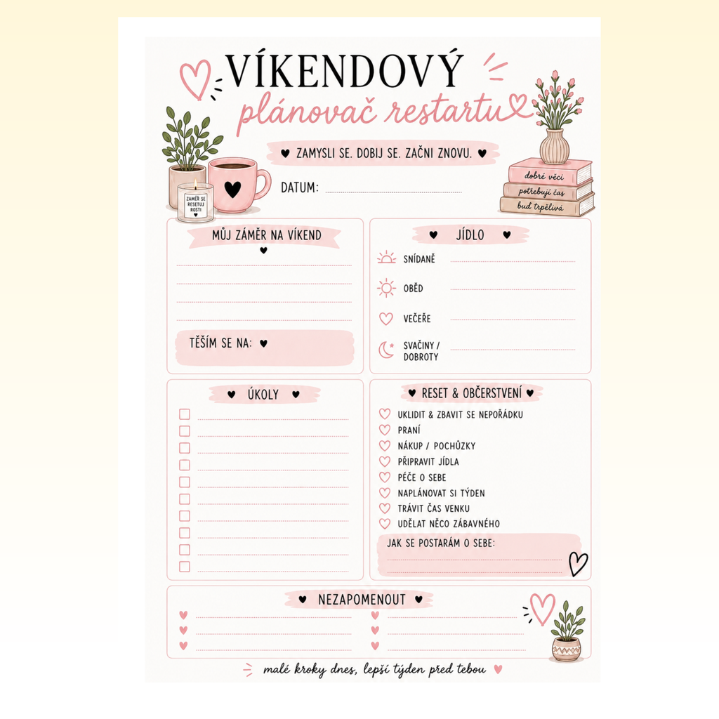 Diář na míru – vytvoř si svůj vlastní