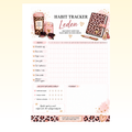 Habit Tracker Leopard - měsíční