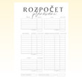Plánování financí – rozpočet