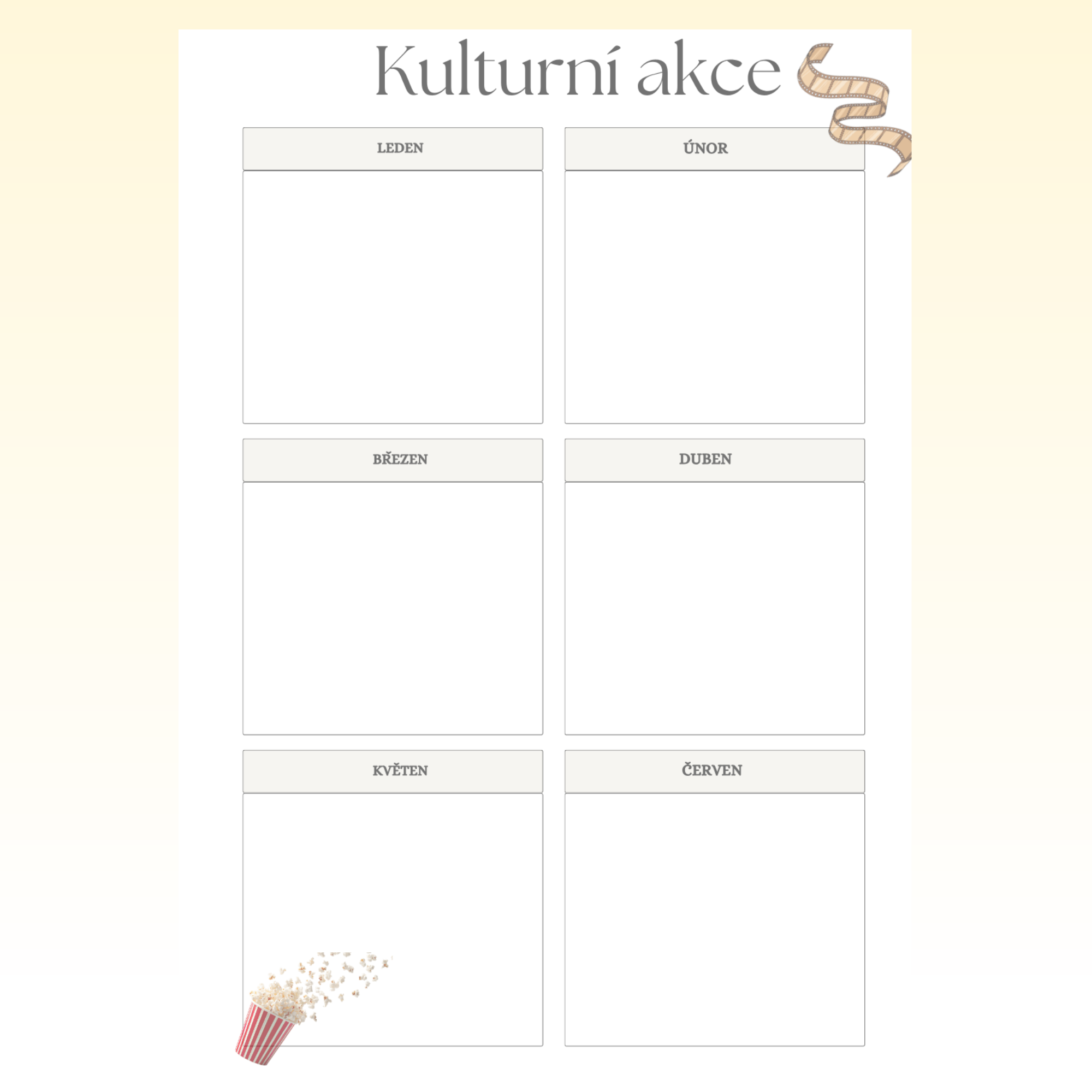 Kulturní akce | Celoroční přehled do diáře
